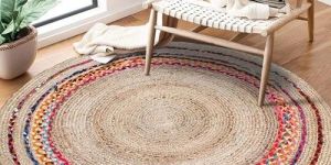 Jute Braided Round Carpet