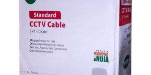 CP PLUS 3+1 Coaxial Pure Copper CCTV Camera Cable 90 Meter