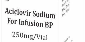 Aciclovir Sodium For Infusion BP Injections, 250 Mg