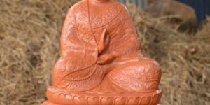 Clay Lord Budha Meditation Statue
