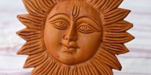 Clay Sun Wall Hanging, For Decoration