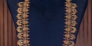 LONG NAKSHI Womens HARAM Necklace
