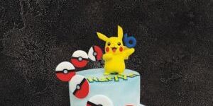 pokemon theme birthday cake