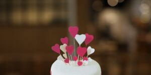 Vanilla Heart Cake, For Anniversaries