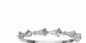 Rhythmic Angular Diamond Women Bracelet