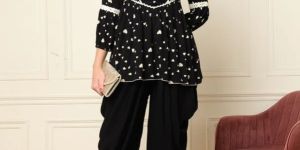 TOP WITH HAREM PANT WOMEN INDO WESTERN CO-ORD SETS