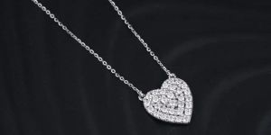 Chloe Heart Ladies Diamond Necklace