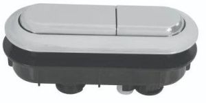 100mm Ovel Dual Flush Button