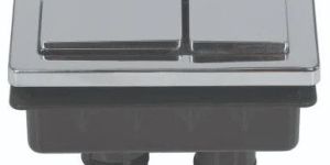 70mm Square Dual Flush Button