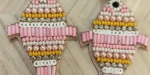 Women Fish Shape Beaded Earrings