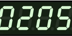 green token display board