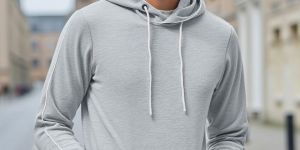 Mens Grey Hoodie