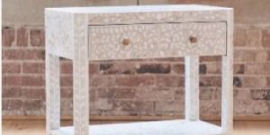 Jodha Estelle Side Table In Mother Of Pearl