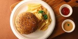 9 Plain Biodegradable Paper Plates Tray