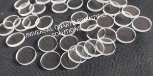 Quartz Clear Glass Disc For Lab