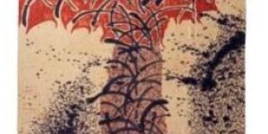 Clamp Dyeing Silk Fabric Wall Paint Printing