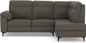 Mayfair Corner Leather Sofa LHF With Recliner