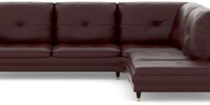 modena corner artificial leather lhf chaise sofa