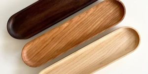 Walnut, Cherry and Maple Wood Desk Tray, Pen Tray