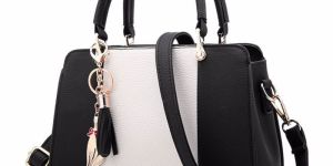 Textured Leather Shoulder Bag