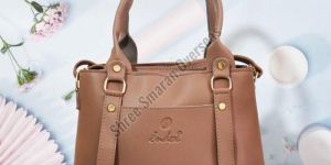 Ladies Brown Leather Shoulder Bag