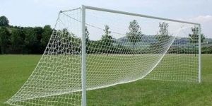 White Football Goal Post Net