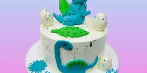 Dinosaur Kids Birthday Cake