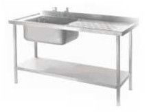 Stainless Steel Work Table with Sink