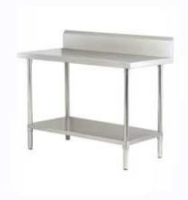 Work Table With Back Space
