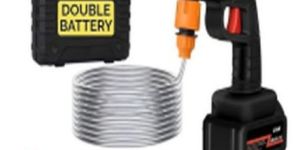 Double Battery Cordless Portable Pressure Washer Gun