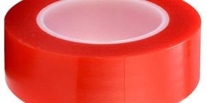 Double Side Red Polyester Tape