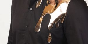 Liquid Gold Black Mens Shirt
