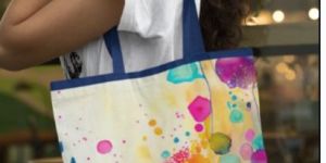 Watercolor Flower - All Over Print Canvas Tote Bag
