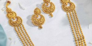 Statement Gold Necklace Set