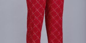 Ladies Rayon Regular Fit Printed Pant