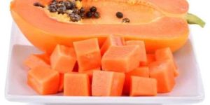 Freshly Sliced Papaya