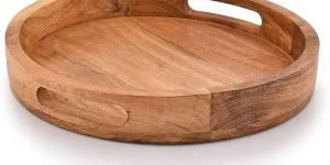 Acacia Round Tray