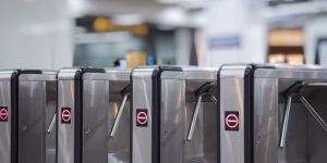 Silver Stainless Steel Tripod Turnstiles