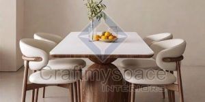 Marble Top Dining Table Set