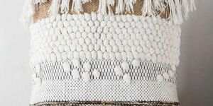 Multicolor Handmade Cotton Crochet Cushion Cover