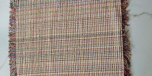 Multicolor Rectangular Cotton Door Mat