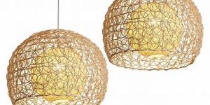 DIY Hemp Pendant Lamps For Decor