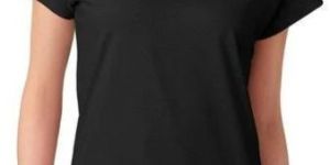 Ladies Cotton V Neck T Shirt