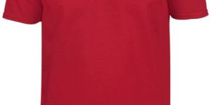 Ladies Poly Cotton V Neck T Shirt