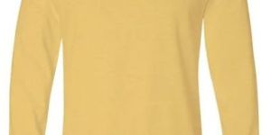 Mens Poly Cotton Full Sleeve Round Neck T Shirt