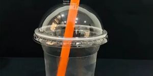 250 Ml Pet Glass with Dome Lid