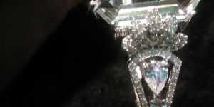 Designer White Crystal Cubic Zirconia Bracelet