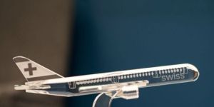 Crystal Aeroplane Corporate Gift