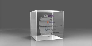 Custom Crystal Solid Display Block