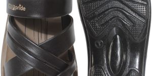 M-5687 Mens Stylish Brown Rexine Slippers